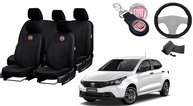 Capa de Banco Couro Fiat Argo 2017-2023: Proteção Impermeável e Estilo Premium - imagem 1