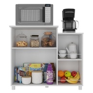 Balcão de Cozinha Multiuso 86cm com Nicho e Fruteira - Organize com Estilo e Praticidade - imagem 5