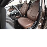 Capas de Couro Automotivo Premium para Hyundai HB20, HB20S e HB20X (Cinza) - Proteção e Estilo - imagem 5