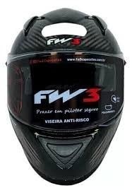 Capacete GTRacing FW3 Carbon Fiber: Segurança e Estilo com Óculos Integrado - imagem 2
