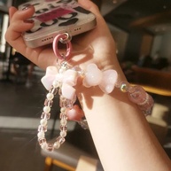Lanyard de Celular Colorido: Teddy Bear, Pérolas e Estilo! - imagem 3