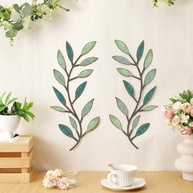 Decoração de Parede em Metal com Estilo Moderno - Ramo de Oliveira para Ambientes Elegantes - imagem 3