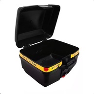 Baú Moto Stoned Tracker 35L Amarelo: Segurança e Estilo para Sua Viagem! - imagem 2