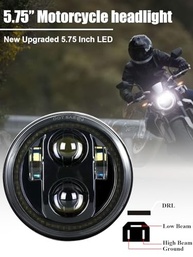 Farol de LED Amarelo 14cm para Moto - Estilo e Performance para Harley Davidson e Mais - imagem 4