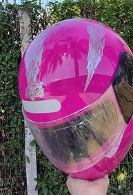 Capacete Moto Fechado Liberty Four Pro Tork Rosa Unissex - Segurança e Estilo! - imagem 4