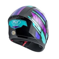 Capacete Fly Moto Drive 2 HG Atitude Fechado Preto/Roxo - Segurança e Estilo - imagem 5