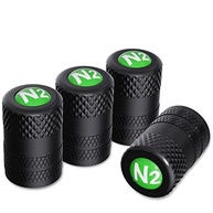 4 Tampas de Válvula de Pneu em Alumínio com Logo N2 - Proteção e Estilo para seu Veículo - imagem 2
