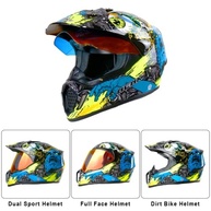 Capacete NENKI Motocross Caveira Verde: Aventura Off-Road com Estilo e Segurança! - imagem 3