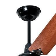 Ventilador de Teto Lumi 127V Preto LorenSID com Pás Mogno MDF – Estilo e Refrescância no Ambiente - imagem 3