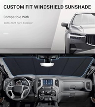 Para-brisa Refletivo Alumínio para Ford Explorer 2020-2024 | Proteção Solar Máxima com Estilo - imagem 3