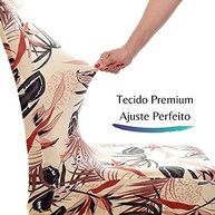 Capa para Cadeira 6 Lugares Luxo - Estilo Boho com Postagem Rápida - imagem 3
