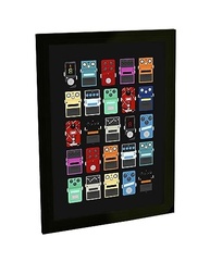 Quadro Decorativo A2 Pedais de Guitarra - Moldura Pronta para Decorar Sua Parede com Estilo Musical - imagem 2