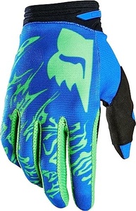 Luva Motocross 180 Skew Peril Azul/Verde: Conforto, Controle e Estilo para Sua Aventura! - imagem 2
