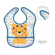 Babador com Bolso Tigrinho Impermeável da Buba - Proteção e Estilo para Bebês - imagem 3