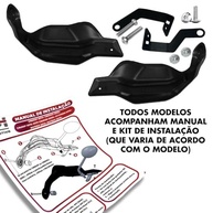 Kit Protetor de Mão Preto para Honda Sahara 300: Segurança e Estilo Incomparáveis - imagem 4