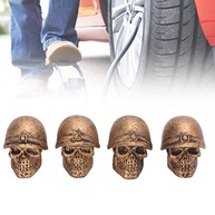 Tampas de Válvula Crânio Bronze - Estilo Único e Proteção Duradoura para Seu Carro - imagem 5