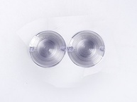 Lentes Indicadoras de Seta Topzone para Harley Davidson (Estilo Plano Transparente) - imagem 2