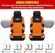 Capas de Assento AUTOYOUTH Universais Laranja: Conforto e Estilo para Seu Veículo - imagem 5
