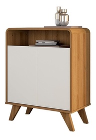 Aparador Retrô 2 Portas Nature Off White - Estilo e Funcionalidade para seu Ambiente - imagem 1