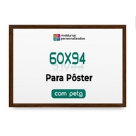 Moldura 60x94 cm para Mapa Poster - Decore com Estilo e Proteção PETG - imagem 1