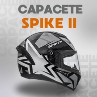 Capacete Peels Spike 2 1ST Preto Brilhante Prata: Segurança e Estilo para Sua Moto - imagem 3