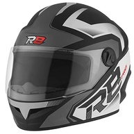 Capacete Fechado Pro Tork R8 Pro Fosco Preto e Prata - Segurança e Estilo para Sua Pilotagem (Tam. 58) - imagem 3