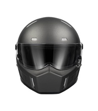Capacete CRG Sports Integral Fibra de Vidro: Segurança e Estilo Certificados DOT (Cinza Prateado) - imagem 3