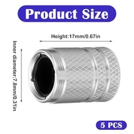 Tampas de Válvula de Pneu Premium: Proteção e Estilo para Seu Veículo (Pacote com 5) - imagem 3