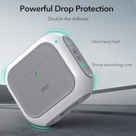 Capa Orbit Hybrid para AirPods Pro 4 2024: Proteção Premium e Estilo Branco com MagSafe - imagem 5