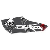 Protetor Adesivo Resinado para Escapamento NXR 150/160 Bros: Estilo e Proteção Premium - imagem 3