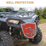 Protetor de Escova Frontal CPOWACE para Polaris Sportsman 570/450H.O. - Proteção Pesada e Estilo Off-Road - imagem 4