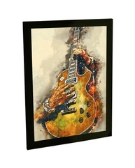 Quadro Decorativo Guitarra Clássica - Estilo Rock para Ambientes Modernos - imagem 2