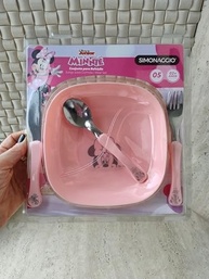 Kit Infantil para Refeição Disney Minnie 5 Peças - Praticidade e Estilo para as Refeições - imagem 3