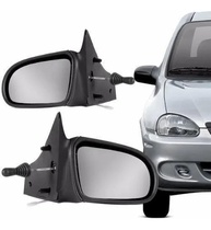 Par de Retrovisores Corsa 94-12 Classic com Controle Manual - Visibilidade e Estilo - imagem 1