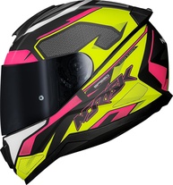 Capacete Feminino Norisk Razor Speedmax Rosa Amarelo: Estilo e Segurança para Sua Moto - imagem 1