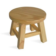 Banco Redondo Natural – Estilo Rústico com Toque Moderno - imagem 1