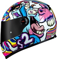 Capacete Feminino LS2 FF358 Bubble Rosa: Segurança e Estilo para Sua Pilotagem! - imagem 1