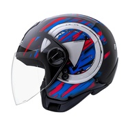 Capacete Moto Aberto Peels Freeway M-Play Preto/Azul - Segurança e Estilo para Sua Pilotagem - imagem 1