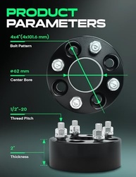 Espaçadores de Roda YHTAUTO 10cm 4x4: Estabilidade e Estilo para seu Golf Cart e ATV - imagem 5