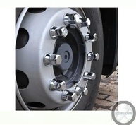 Kit 80 Capas de Porca Nicolini Cromada 33mm: Proteção e Estilo para seu Caminhão! - imagem 5