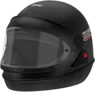 Capacete Fechado Sport Moto Classic Tam. 58 - Viseira Fumê Preto Fosco | Segurança e Estilo - imagem 2