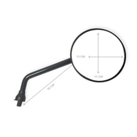 Espelho Retrovisor Moto Redondo Cromado Universal - Segurança e Estilo para Sua Motocicleta - imagem 3