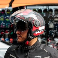 Capacete Nzi Ringway Duo Antera: Estilo Vintage e Segurança para Sua Pilotagem Urbana - imagem 4