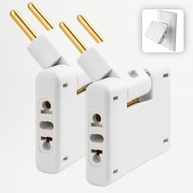 Adaptador Tomada T Articulado Premium Bivolt 10A/20A - Esconda Fios com Estilo! - imagem 2