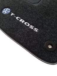 Tapete T-Cross Volkswagen Carpete Exclusive 5mm 2018-2020: Proteção e Estilo Premium - imagem 4