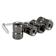 Tampas de Válvula de Pneu Antifurto Caveira - Proteção e Estilo Universal para Seu Veículo - imagem 1