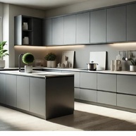 Adesivo Vinil Autoadesivo Cinza Claro Fosco 50cm x 10m - Transforme Móveis e Ambientes com Estilo - imagem 2