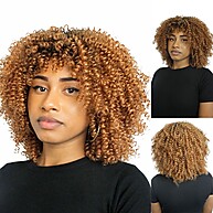 Peruca Afro Bob Cacheada 40cm: Natural e Estilosa - imagem 1