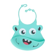 Babador de Silicone Papi Monstrinhos Baby com Bolso – Proteção Moderna e Estilosa para Refeições - imagem 1