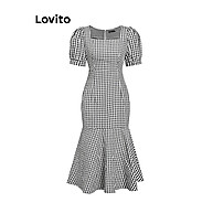 Vestido Gingham Lovito: Casual e Estiloso! - imagem 2